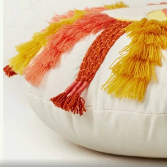 Opalhouse Sun Round Throw Pillow Gold - Picture 3 of 5